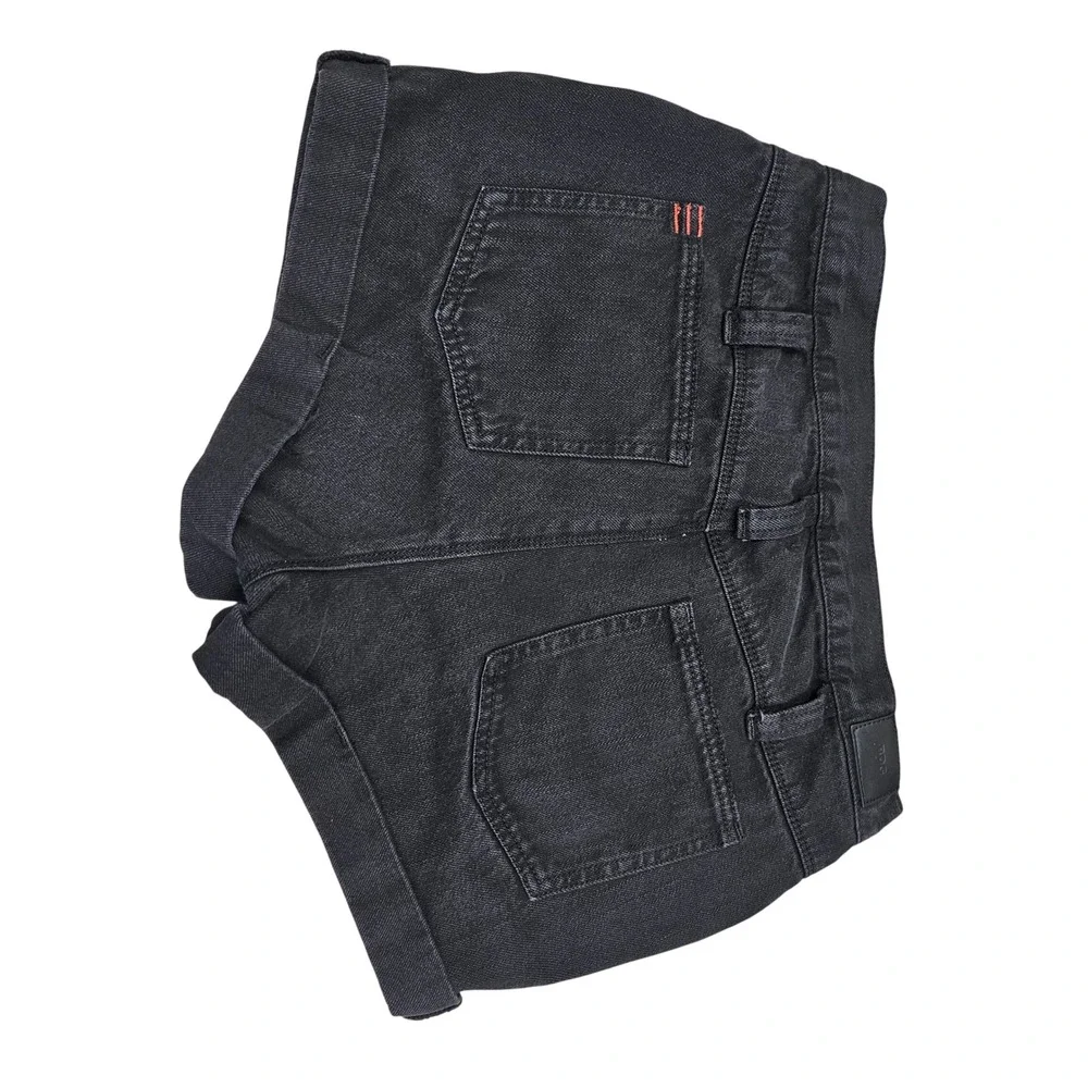 BDG Denim Shorts Women 27 Black High Rise Roll Up Hem Urban Outfitters‎ Casual
